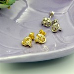 Rope earrings Silver