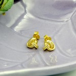 Rope earrings Gold