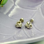 Rope earrings Silver