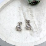 Rope earrings Silver