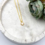 Royal Flower Necklace  Small Gold