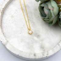 Royal Flower Necklace  Small Gold