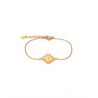 Βραχιόλι Royal Flower Χρυσό