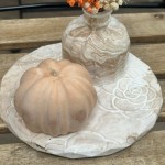 Candle Pumpkin Rose