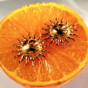 It's All About Sun Gold Earrings