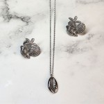 Shell Combo Earring Silver
