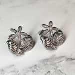 Shell Combo Earring Silver