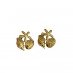 Shell Combo Earring Gold
