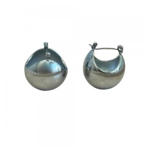 Ball Silver Earrings