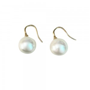 Pearls Earrings Gold