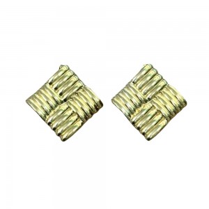 Rhombus Gold Earrings