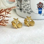 Shell Combo Earring Gold