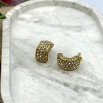 Strass Earrings Gold