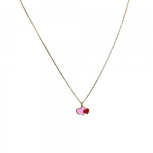 Διπλή Καρδιά Κολιέ