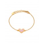 Heart Bracelet Pink