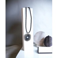 Fungo Necklace Grey Silver