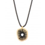 Fungo Necklace Grey Gold