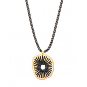 Fungo Necklace Grey Gold