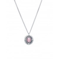Mademoiselle Necklace Silver Pink