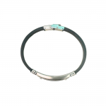 Black Silver Men Bracelet