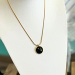 Full Moon Black Necklace