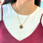 Full Moon Brown Necklace