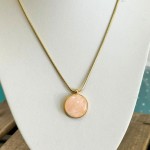 Full Moon Rose Necklace