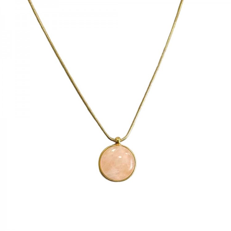 Full Moon Rose Necklace