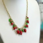 Strawberries Necklace