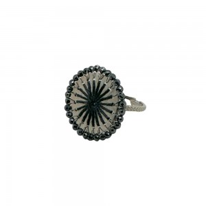Rozetta Ring Silver Grey