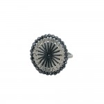 Rozetta Ring Silver Grey