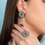Rozetta Ring Silver Grey