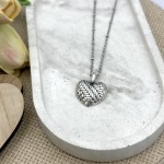 Heart Chain Silver