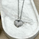 Heart Chain Silver