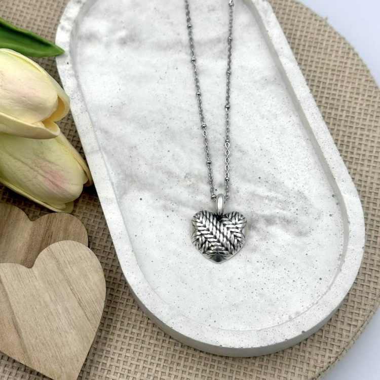 Heart Chain Silver