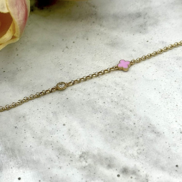 VanCleef Bracelet Pink