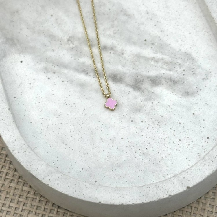 VanCleef Necklace Pink