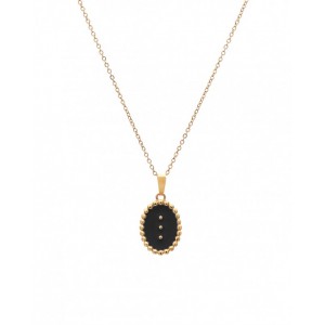 Three Wishes Necklace Black