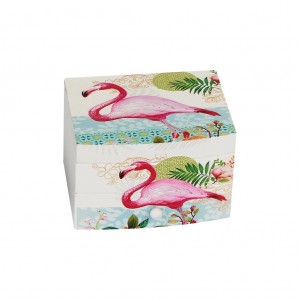 Ξύλινη Μπιζουτιέρα Φλαμίνγκο Music