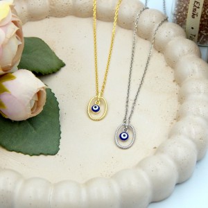 Oval Eye Necklace
