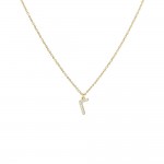 Monogram "C" Steel Rhinestone Necklace