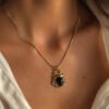 Κολιέ Black Scarab